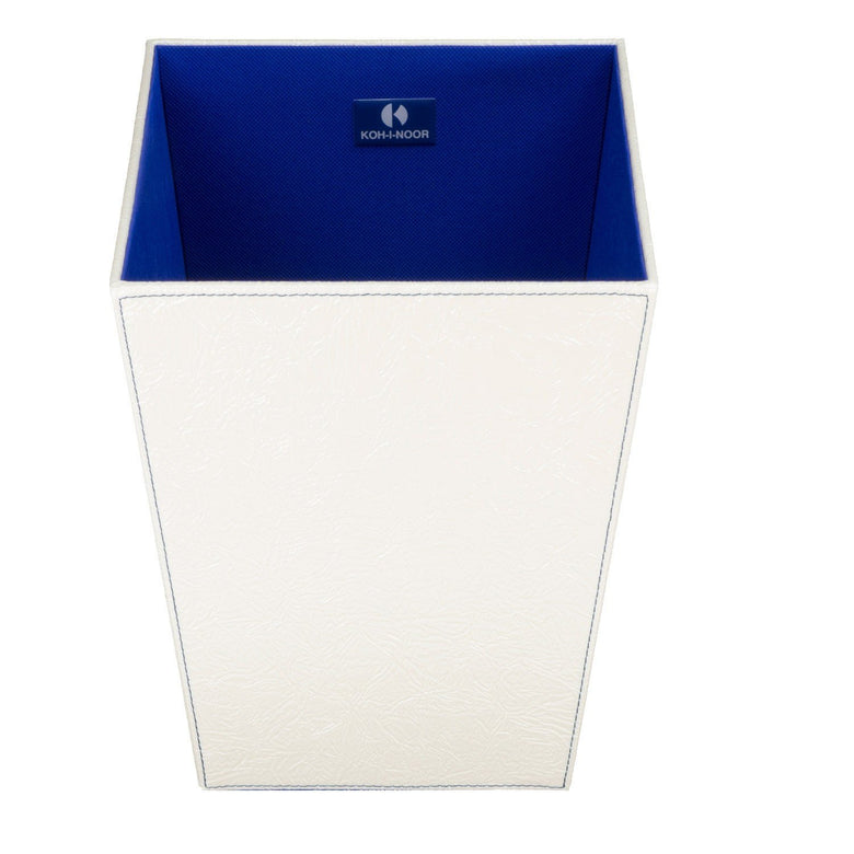 Koh-I-Noor Perle 2503 Gettacarta In Ecopelle Bianco 00 Bianco, dettaglio ravvicinato del materiale e dell'aggancio - Koh...