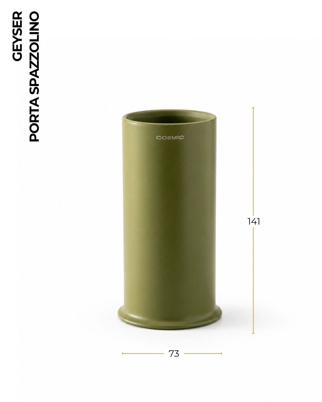 Cosmic Geyser porta spazzolini da appoggio terracotta wjc277a0051088