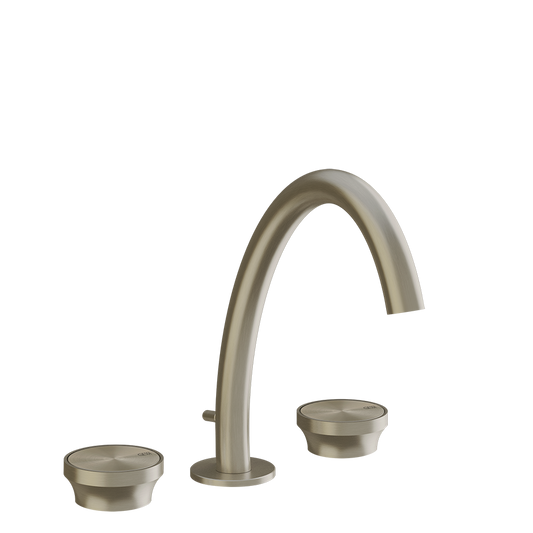Gessi Gruppo lavabo 3 fori medio con scarico brass brushed 66013