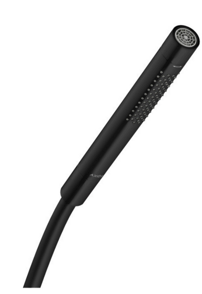 Hansgrohe kit doccia con soffione croma 1jet 28 cm braccio doccia vernis 24 cm doccetta starck 2jet con supporto e flessibile 160 cm nero opaco