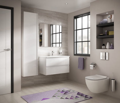 Ideal standard tesi t354601 vaso sospeso aquablade con fissaggi nascosti e sedile slim rallentato bianco