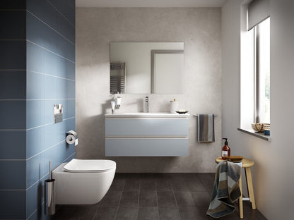 Ideal standard tesi t354601 vaso sospeso aquablade con fissaggi nascosti e sedile slim rallentato bianco