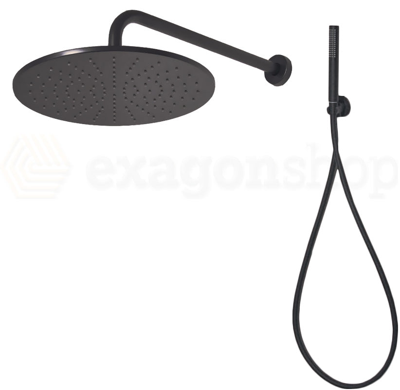 Ideal Standard Idealrain Light Kit Doccia con Soffione, dettaglio ravvicinato della finitura e del marchio