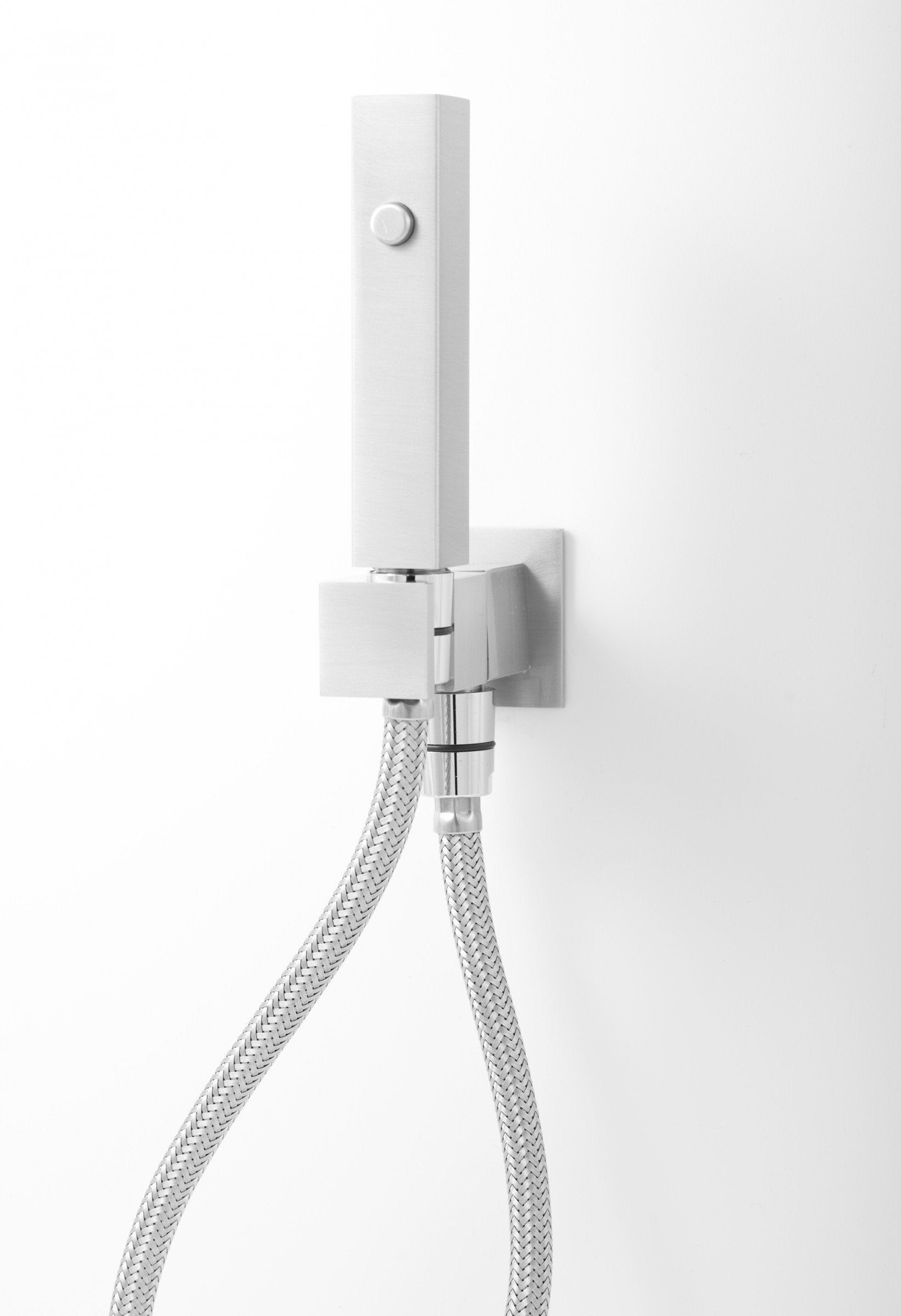 Idroscopino wc con pulsante presa acqua e Flessibile antitorsione cromo lucido Click J3300 Arvag