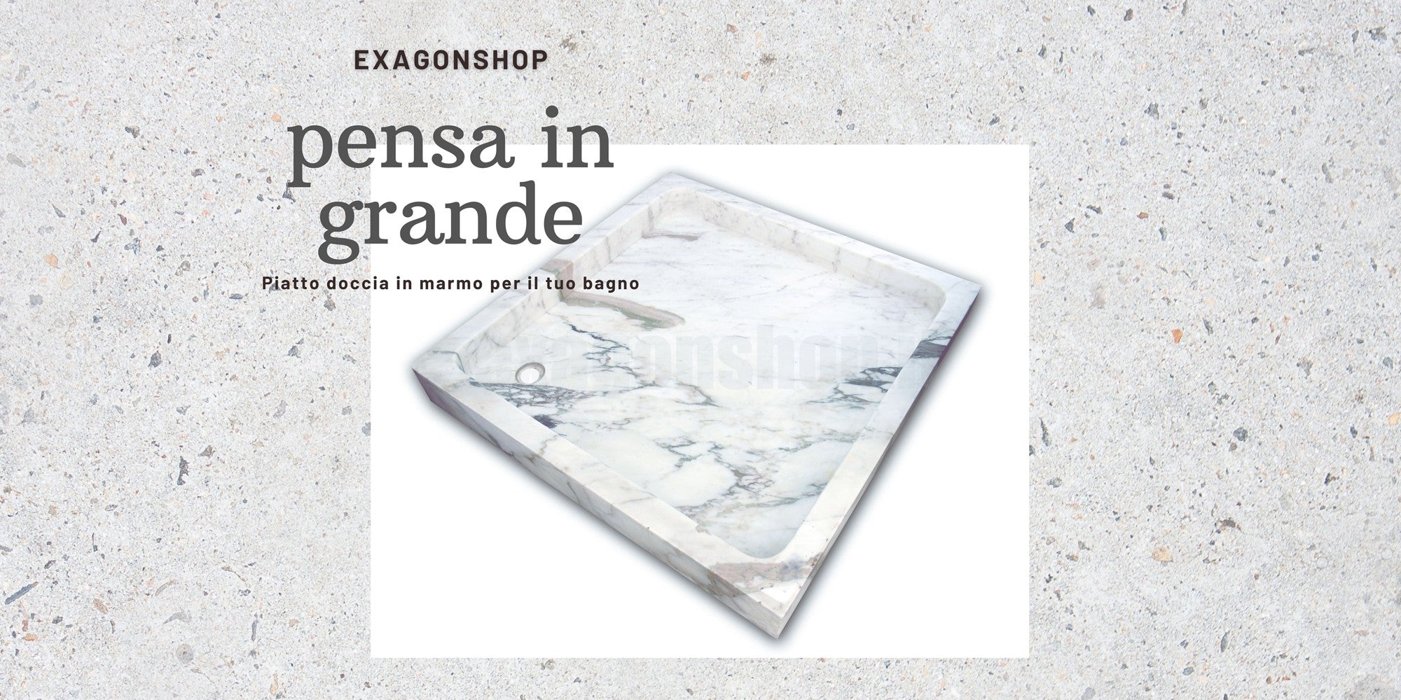Piatto Doccia 90x90 quadrato In Marmo bianco T1045dn Ideal, dettaglio ravvicinato della texture antiscivolo