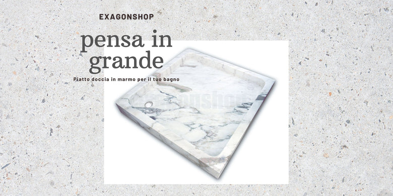 Piatto Doccia 90x90 quadrato In Marmo bianco T1045dn Ideal, dettaglio ravvicinato della texture antiscivolo