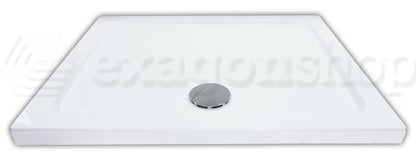 Piatto Doccia 100x80 in acrilico Raincril Con Piletta Bianco lucido Olympos