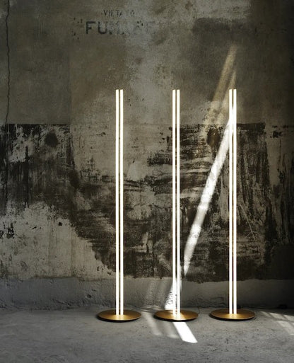 Flos Coordinates Floor Lampada da pavimento 200 cm a luce diffusa in alluminio anodized Champagne