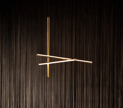 Flos Coordinates Suspension 1 Lampada sospesa anodized Champagne