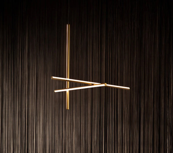 Flos Coordinates Suspension 1 Lampada sospesa anodized Champagne