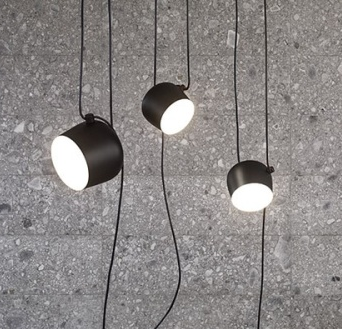 Flos Aim Lampada a sospensione 24 cm orientabile Grigio Scuro