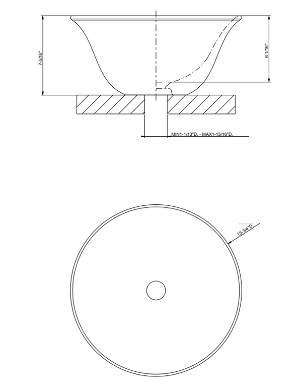 Lavabo tondo da appoggio in gres platino lucido goccia 39125 gessi