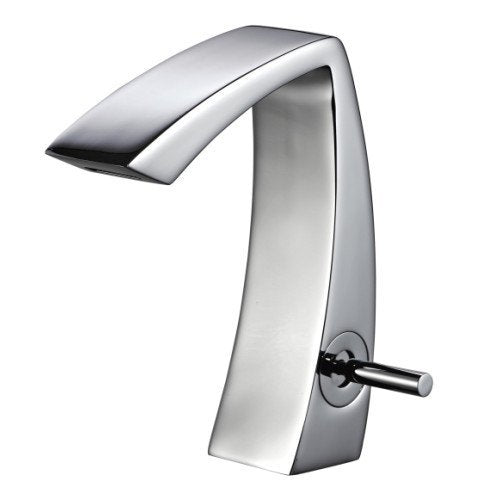 Treemme Arche IT0211CCAHZZ miscelatore lavabo 130 mm con Cromo Lucido in ottone e cromato ambientato su piano bagno con...