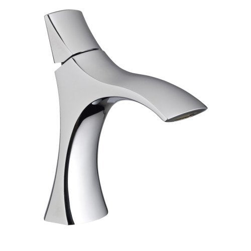 Treemme Hedo miscelatore lavabo bidet 94 mm in ottone cromo Cromo Lucido in cromato ambientato su piano bagno con...