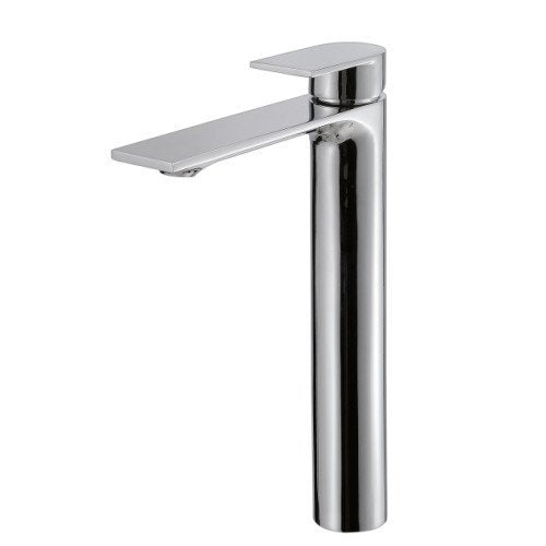 Tremmme Ran IT2218CCRNZZ miscelatore monocomando lavabo Cromo Lucido ambientato su piano bagno con accessori...