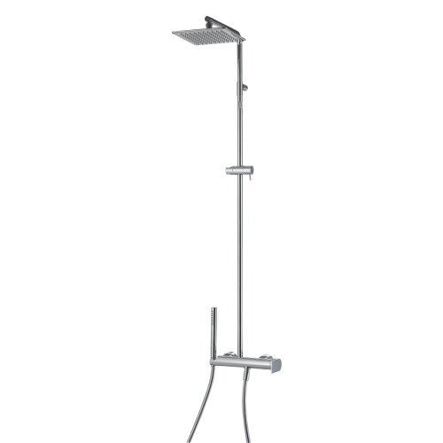 Treemme Ran IT2260CCRNZZ colonna doccia con gruppo con doccetta e soffione 25x25 anticalcare cromo