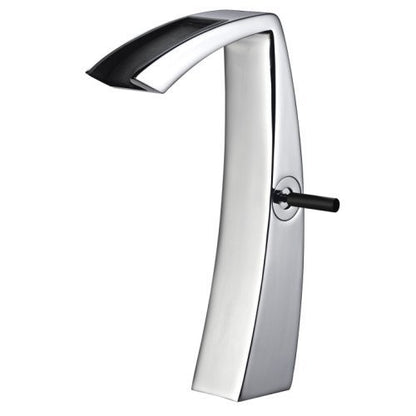 Treemme Arche miscelatore lavabo alto 230mm a cascata cromo