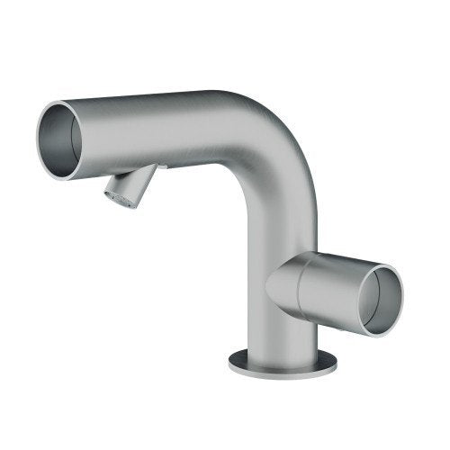 Treemme Watertube IT4A22ISWTZZ miscelatore monocomando Acciaio, vista laterale del profilo - Rubinetterie Treemme