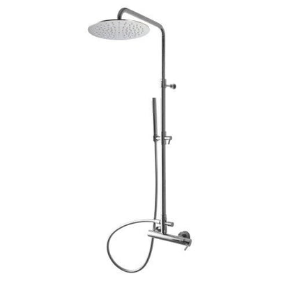 Treemme Time Time-out IT5160CCTLZZ colonna doccia con gruppo doccetta e soffione 25 cm anticalcare in ottone cromo