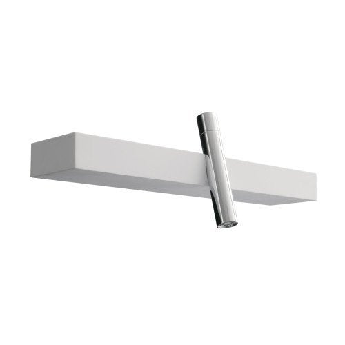 Treemme Blok miscelatore monocomando lavabo testa cieca Cromo Lucido ambientato su piano bagno con accessori...