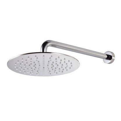 Treemme T30 soffione doccia 25 cm tondo a parete anticalcare con braccio cromo