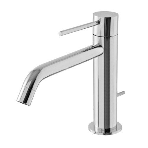 Treemme Up+ IT6B10CCUPCL miscelatore monocomando lavabo Cromo Lucido ambientato su piano bagno con accessori...