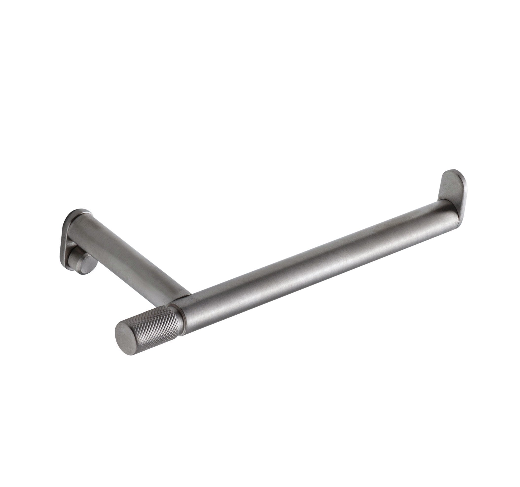 Treemme 22mm IT8301ISZZZZ portarotolo a muro inox satinato Acciaio in acciaio inox montato a parete, vista del design e...