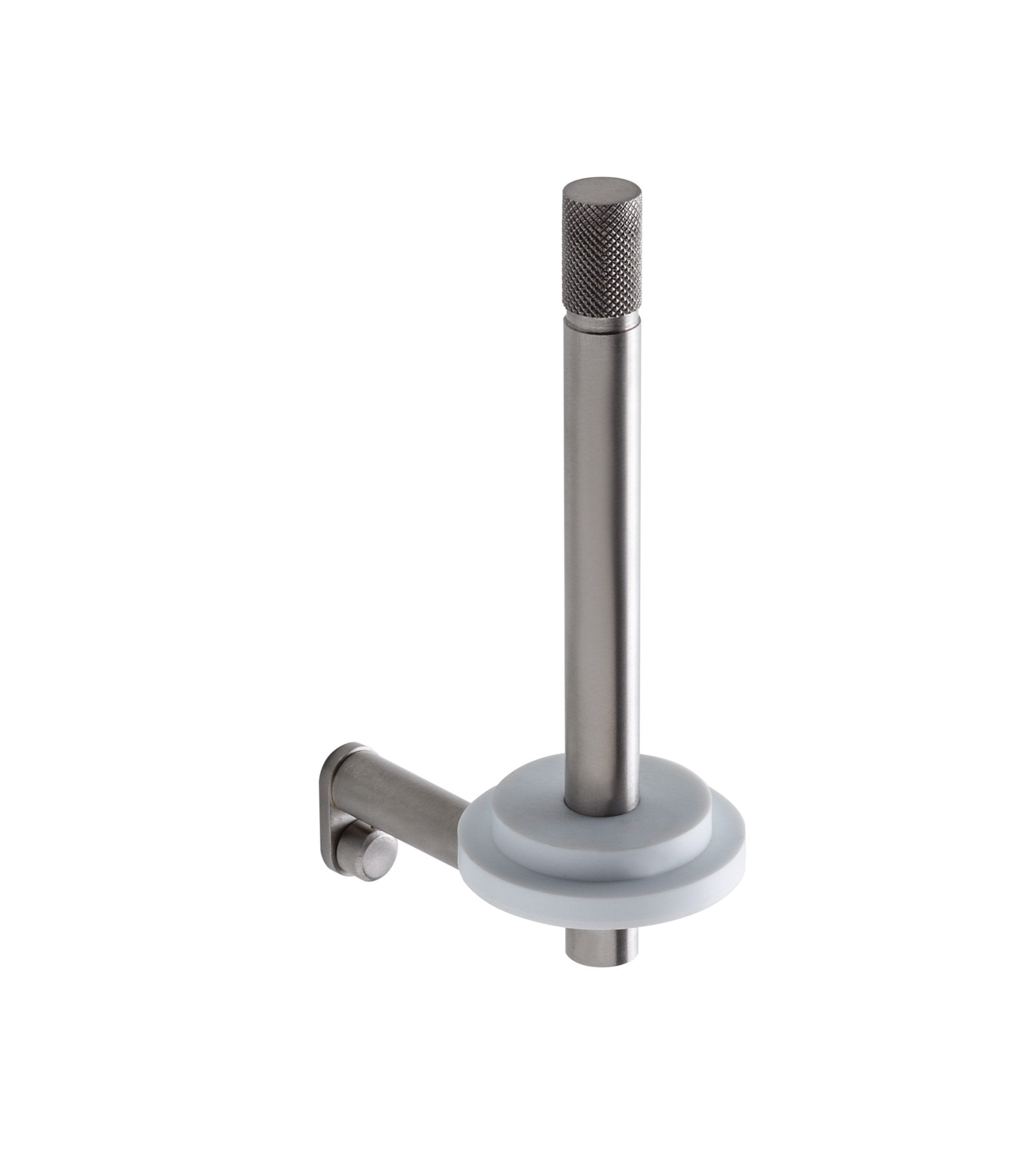 Treemme 5mm IT8328ISZZZZ portarotolo verticale a muro Acciaio in acciaio inox e satinato montato a parete, vista del...