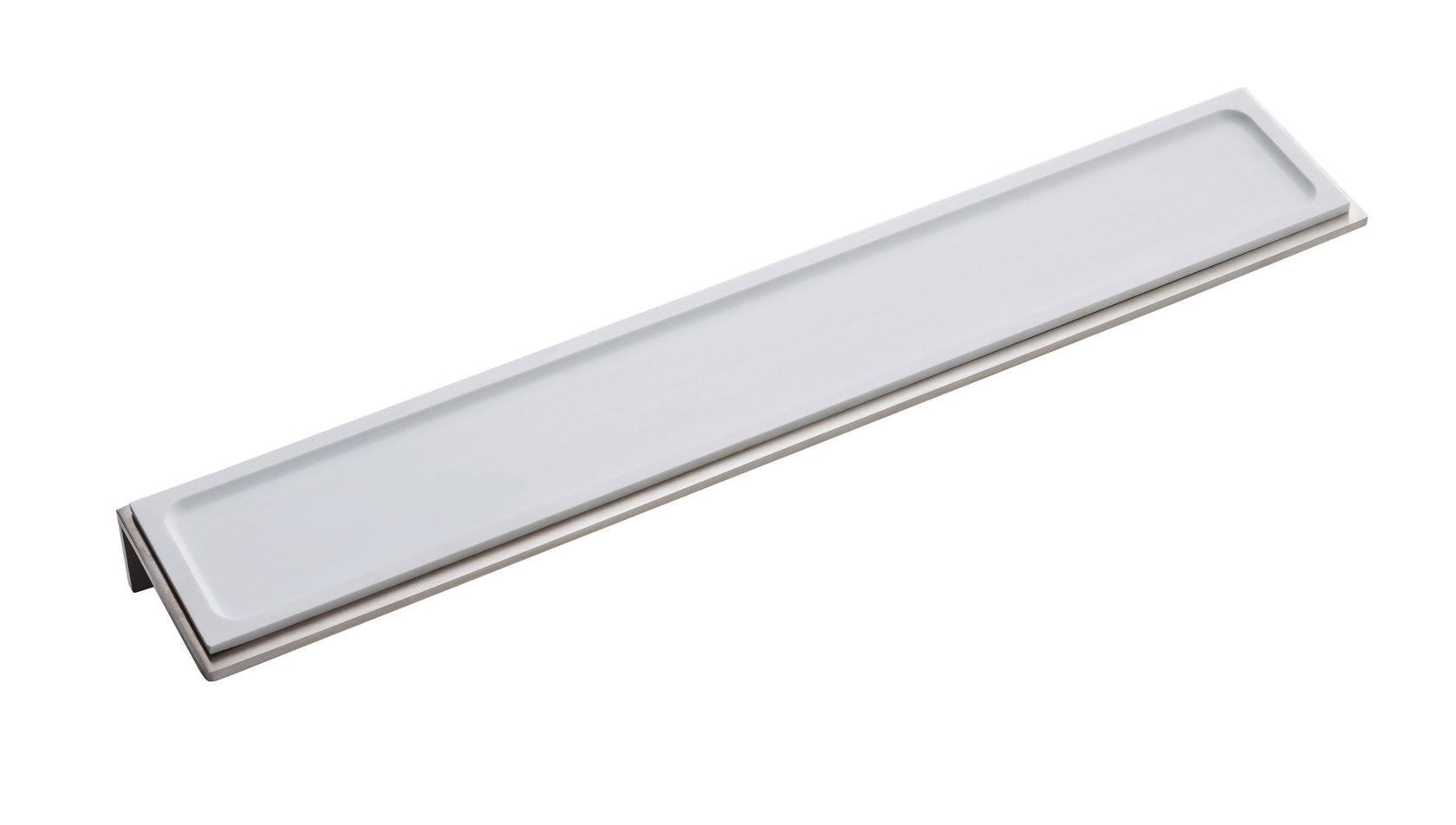 Treemme 5mm IT9026ISZZZZ mensola portaoggetti 49,2 cm Acciaio in acciaio inox e satinato installato in bagno moderno con...