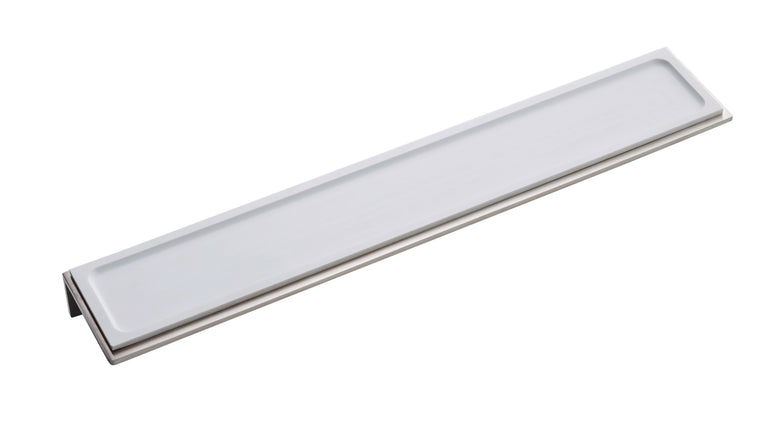 Treemme 5mm IT9026ISZZZZ mensola portaoggetti 49,2 cm Acciaio in acciaio inox e satinato installato in bagno moderno con...