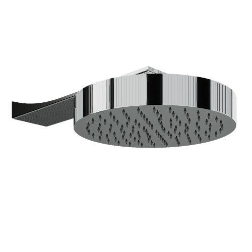 Treemme Los ITRTBR380CC soffione doccia 30 cm anticalcare Cromo Lucido, vista frontale della maniglia e della bocca di...