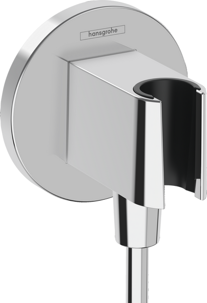 Kit Doccia con soffione tondo 28 cm braccio supporto con doccetta stick e flessibile 160 cm cromo Hansgrohe