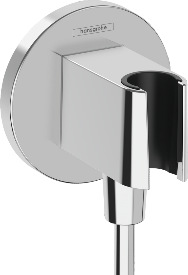 Kit Doccia con soffione tondo 28 cm braccio supporto con doccetta stick e flessibile 160 cm cromo Hansgrohe