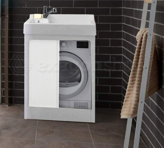 Colavene Lavacril On mobile lavatoio 73x67 per Lavatrice uso interno esterno in abs bianco