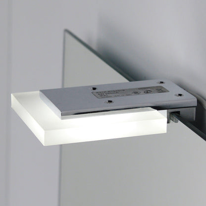 Koh-i-noor 7905 lampada led applique quadra per specchio 250 lm IP23 in metacrilato