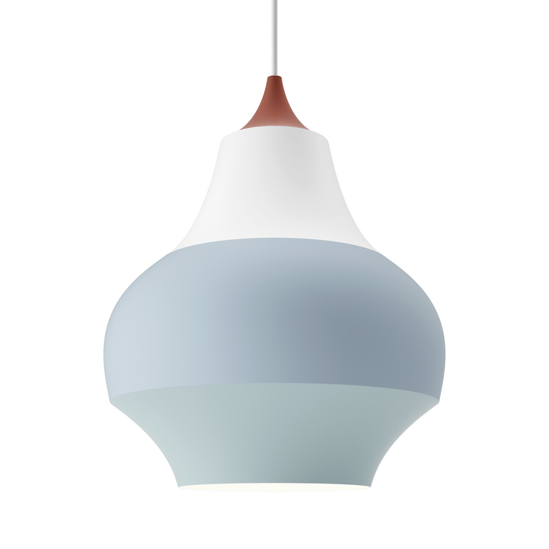 Louis Poulsen Top Cirque Lampada a sospensione E27 Copper accesa in ambiente, design e diffusione della luce