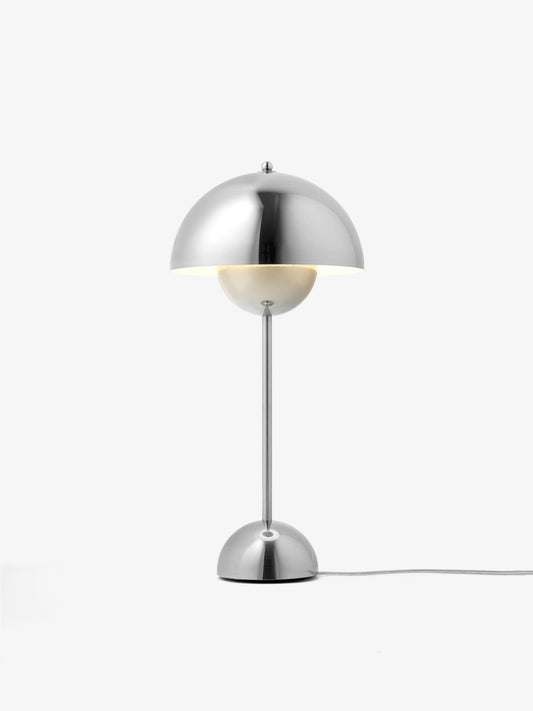 Lampada da tavolo 50 cm interna cromo &Tradition Flowerpot VP3
