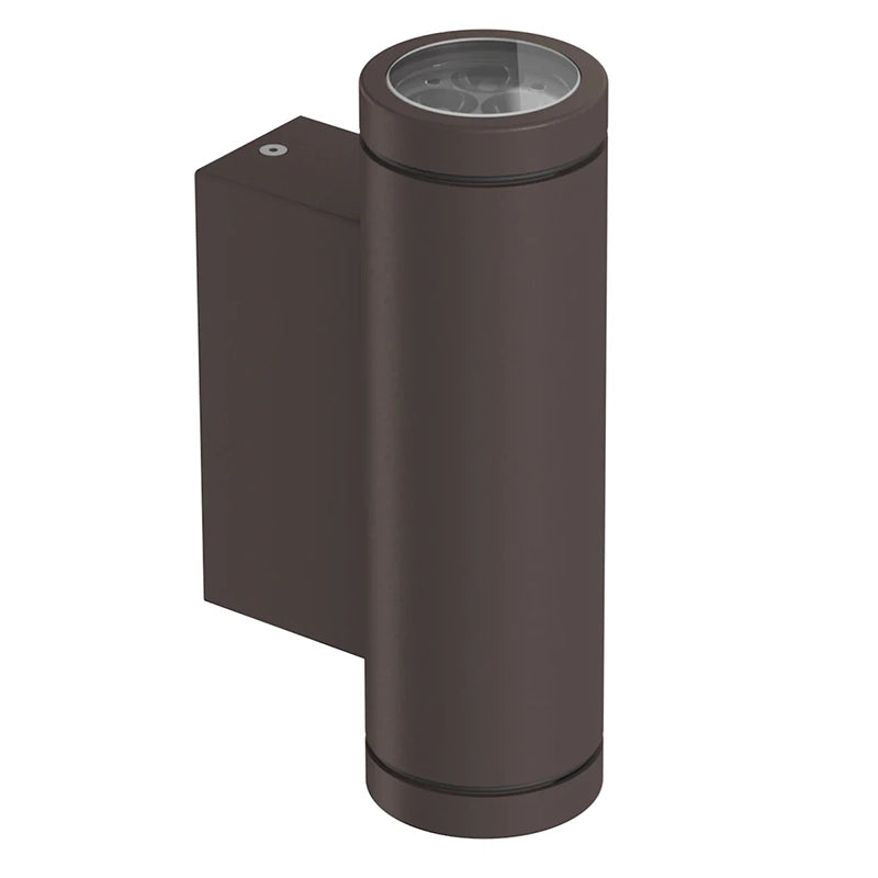 Flos Emma Wall 2 Double Lampada a parete deep brown da accesa in ambiente, design e diffusione della luce