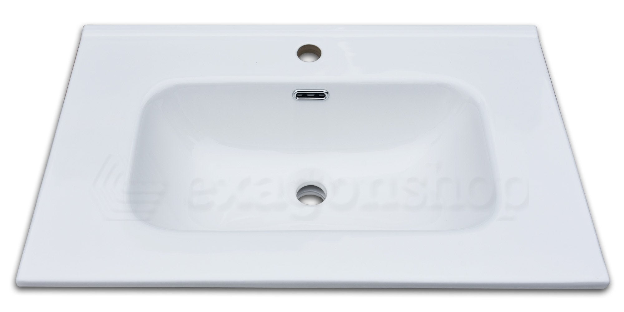 Mobile bagno tortora opaco 60x46 cannettato Urbino lavabo con lavabo e rubinetteria, vista frontale su sfondo neutro...