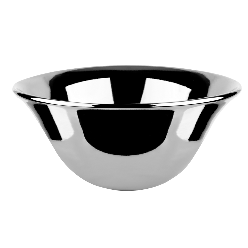 Lavabo tondo da appoggio in gres platino lucido goccia gessi Cromo Lucido ambientato su piano bagno con accessori