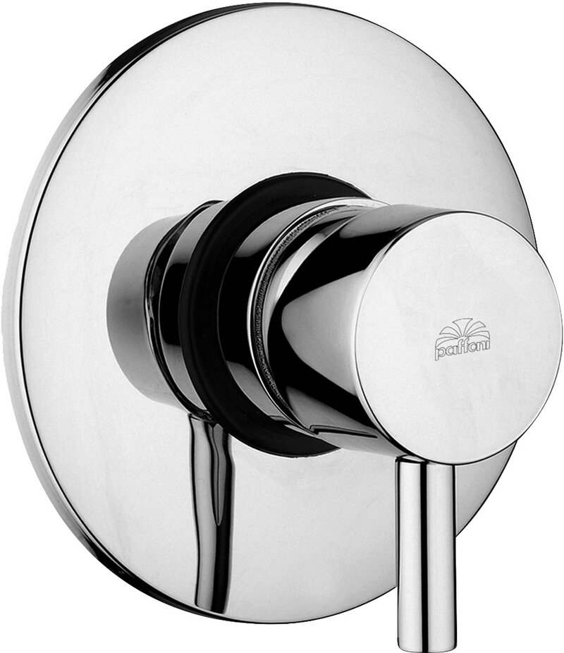 Paffoni light set miscelatori lavabo alto bidet senza Cromo Lucido, vista laterale dello spessore e del bordo