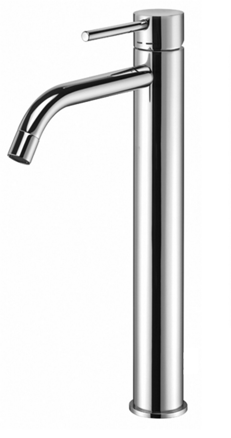Paffoni light set miscelatori lavabo alto bidet e doccia 2 Cromo Lucido ambientato in box doccia con pareti in vetro