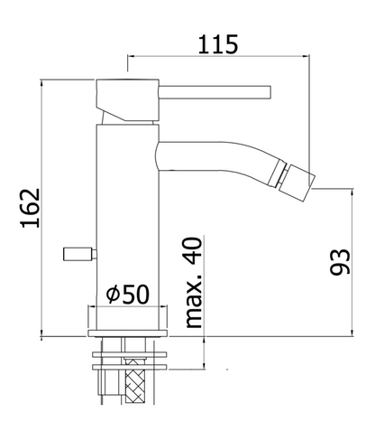 Paffoni light set miscelatori lavabo bidet senza scarico e doccia incasso 1 uscita cromo