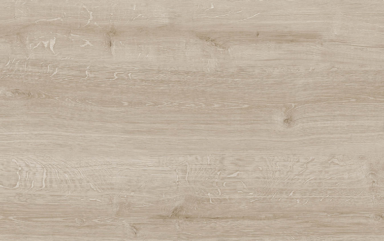 Elemental Tavolato Rovere Country 1210x18052 Mm Lvt Avorio posata in ambiente arredato, dettaglio della venatura - Aspecta