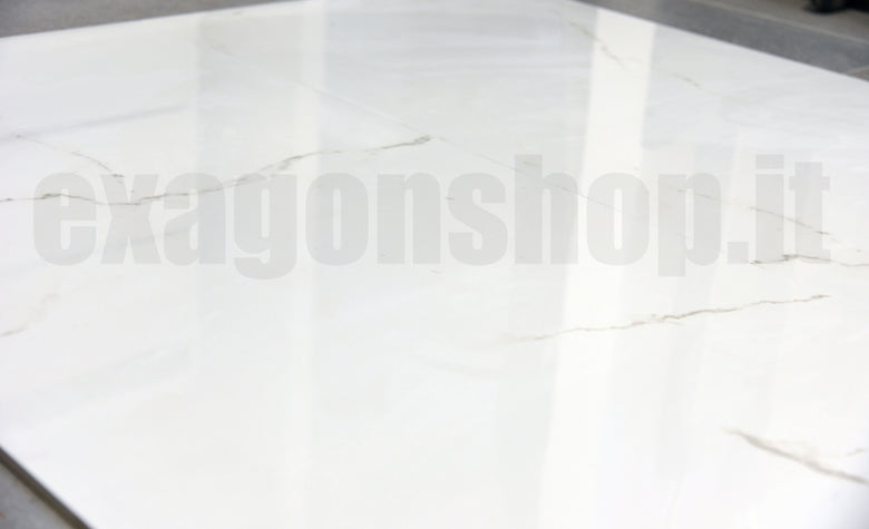 La Fenice Marble 60x120 Pavimento Rivestimento Rettificato, dettaglio ravvicinato della finitura e delle fughe - La...