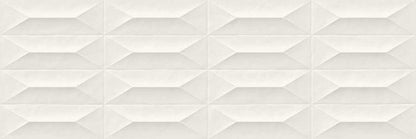 Ceramiche Ragno Tempera Rivestimento 30x90 Strutturato Trape 3d Bianco