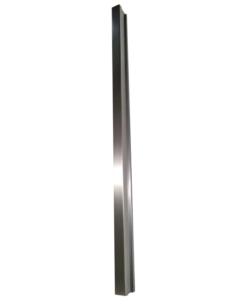 Box doccia 100x70 a battente vetro temperato 6 mm 195 H Cromo Lucido installato in bagno moderno con ante in vetro...