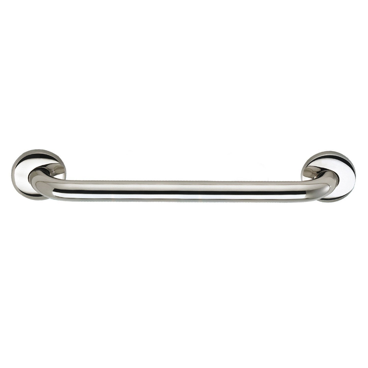 Koh-i-noor Maniglione sicurezza 45 cm in acciaio inox in cromato montato a parete, vista del design e della finitura...