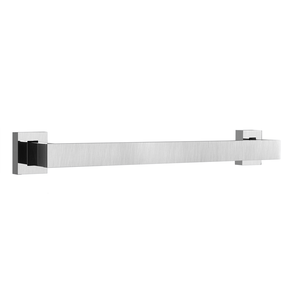 Maniglione da appoggio per vasca doccia cromo inverso gessi Cromo Lucido montato a parete, vista del design e della finitura