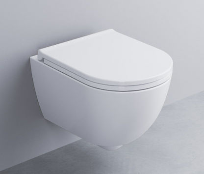 Cielo Enjoy mini vaso sospeso senza brida senza sedile in ceramica bianco lucido